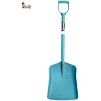 Los mejores  - BricoLoco Pala jardinería cuadrada. Jardín- arenero gato- nieve. Multiusos. Ligera- resistente. Fabricada en una sóla…